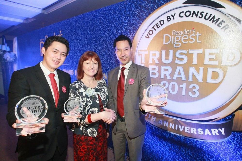 LG Trusted Brand Award 2013