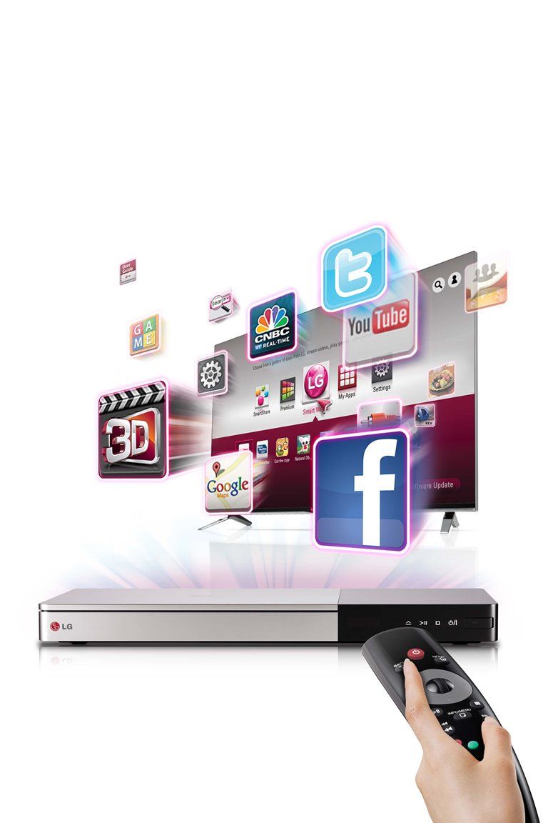LG 4K Ultra HD 3D Blu-ray™ Player - BP740 - 1
